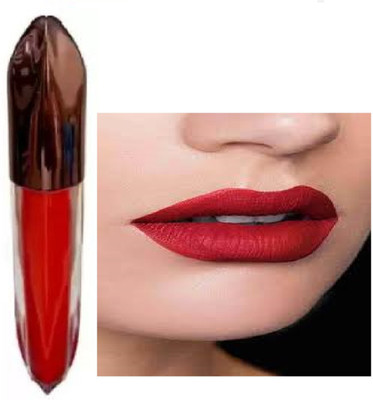 Luipui NEW RED LIQUID MATTE FINISH LIPSTICK PACK OF 1(RED, 6 ml)