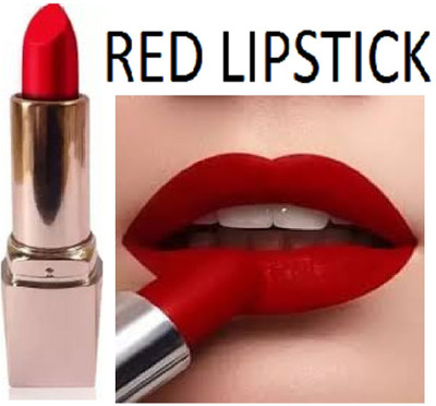 Luipui TRENDING RED CRAYON MATTE LIPSTICK WATERPROOF PACK OF 1(RED, 6 g)