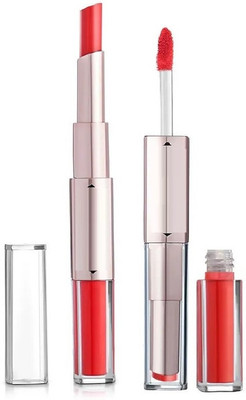 Wonholli 2 in 1 Matte Liquid lipstick(Red, 7 ml)