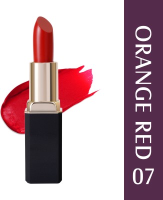 Glam21 Cosmetics Comfort Matte Lipstick with Smooth Silky Texture| Long-lasting| Highly Pigmented(Orange Red-07, 3.8 g)