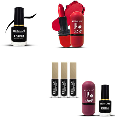 herglam Waterproof Eyeliner – Long Lasting Black Liquid Liner(Multicolor, 10 ml)