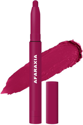 AFARAXIA Smudge Proof & Waterproof Lipstick with Vitamin E(Maple magenta, 3 g)