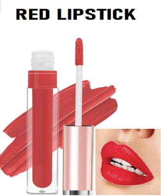 Luipui MATTE FINISH RED COLOR LIPSTICK PACK OF 1(RED, 7 ml)