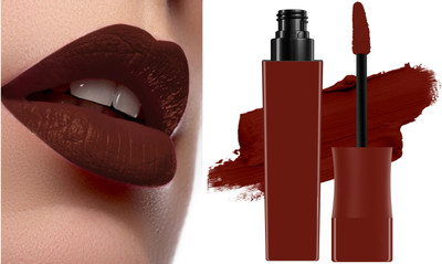 AFARAXIA SMUDGE-PROOF LONG WAERING MATTE FINISH BROWN LISPTICK(BROWN, 7 ml)