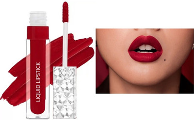 DARYUE waterproof and matte finish red lipstick(Red, 5 ml)