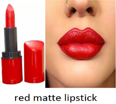 Luipui awesome red matte lipstick waterproof pack of 1(red, 6 g)