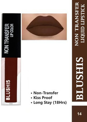 K3NTERPRISES Non Transfer Super Stay Sensational Liquid Matte(Coffee Brown, 4 ml)