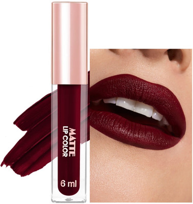 AEPRUY Liquid Lipstick-maroon Highly pigmented(Maroon, 6 ml)