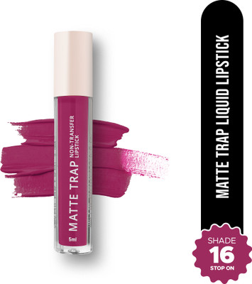 Hilary Rhoda Matte Trap Liquid Lipstick |Non-Transfer & Waterproof Lipstick |8-Hour Long Stay(Stop on, 5 ml)