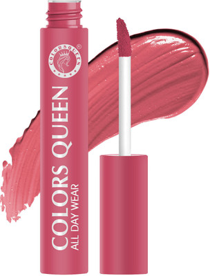 COLORS QUEEN All Day Wear Highly Pigmented Long Lasting Non Transfer Liquid Lipstick(Ruby True, 12 g)