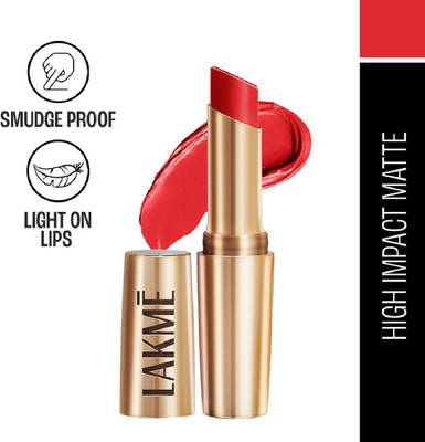 Lakmé 9TO5 Primer + Matte Lip Color(Red Letter, 3.6 g)