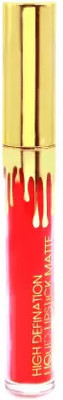 Rsentera Waterproof Long-lasting Non Transfer Liquid matte Lipstick Deep Red Color (5 ml)(Red, 5 ml)