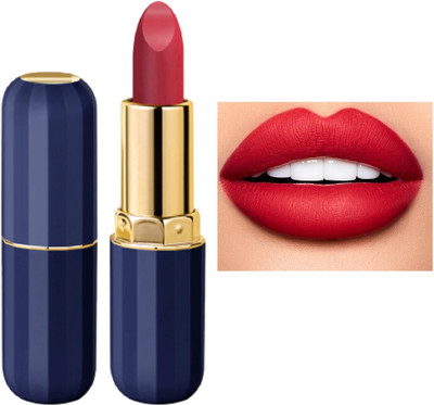 GABBU Non Transfer Waterproof Longlasting Cryon Matte Lipstick(red, 3.8 g)