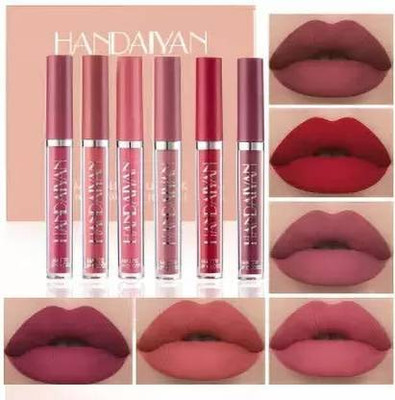 HANDAIYAN LIPSTICK LIPCARE SET OF 6pcs(Multicolour, 18 ml)