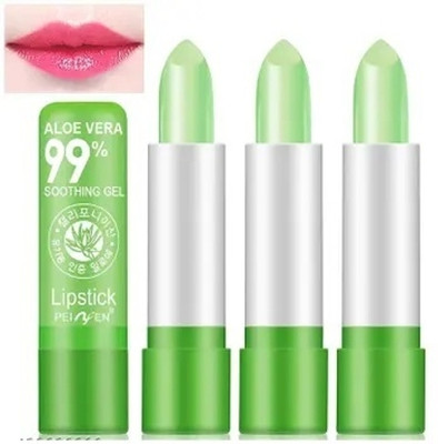 Zailie Aloe Vera Matte Pack Of 3 Colour Change Magic Style(green, 18 ml)
