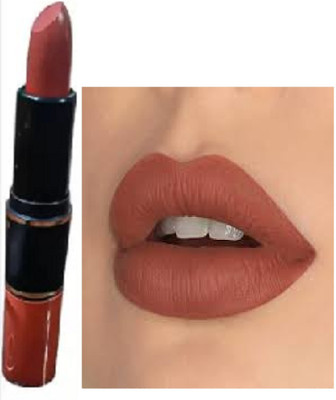 Luipui latest brown matte 2 in 1 lipstick pack of 1(brown, 6 g)