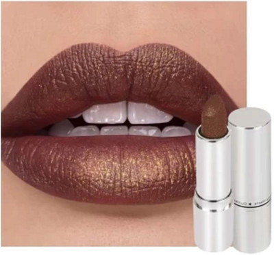 REIMICHI GOLDEN DUST SHIMMERY SHINY MULTI PURPOSE GLITTER CHOCOLATE LIPSTICK(CHOCOLATE, 3.8 ml)