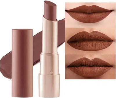 Yuency CREAMY MATTE NON TRANSFER BROWN WATERPROOF LIPSTICK(CHOCOLATE BROWN, 3.2 ml)