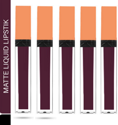 Luipui TRENDING LONG LASTING, WATERPROOF & QUICK DRY LIPSTICK FOR BOLD LOOK PACK OF 5(CASTRO - 209, 45 ml)