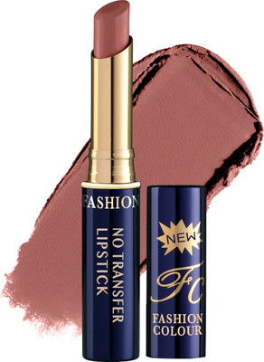 FASHION COLOUR Non-Transfer Creamy Matte Lipstick Waterproof & Smudgeproof Formula - Shade 56(RUBY RED, 2.6 g)