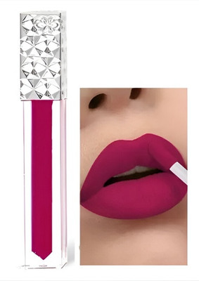 DARYUE Non Transfer Waterproof Longlast Liquid Lipstick Dark pink(Pink, 5 ml)