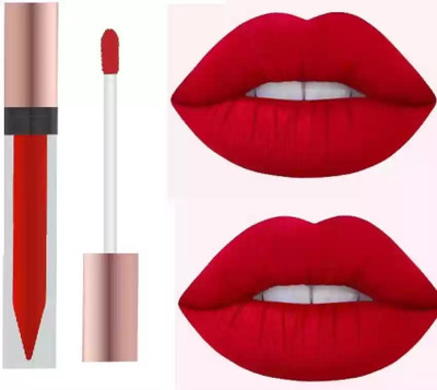 GABBU Ultra Smooth Matte Liquid Lipstick Smooth Lip Color(Fair red, 9 ml)