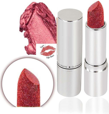 Latixmat GOLDEN DUST SHIMMERY SHINY MULTI PURPOSE GLITTER MAROON LIPSTICK(MAROON, 3.8 g)