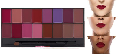 Yuency Highly Pigmented Matte Lip Color Palette(Multicolor, 36 g)