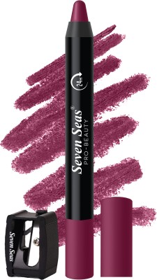 Seven Seas Matte Non Transfer Crayon Lipstick 24Hrs Stay(Pinky Promise, 3.5 g)