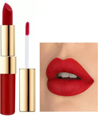 Luipui best latest red 2 in 1 matte finish waterproof long lasting(red, 6 g)