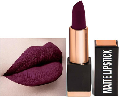 Yuency Non Transfer Smudge Proof Longlasting Sensational Matte Lipstick(MERLOT, 3.5 g)