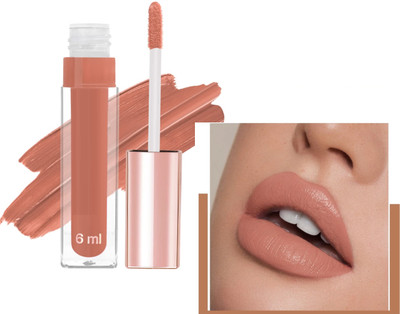 AFARAXIA New Smudge Proof & Kiss Proof Dark Maroon Matte Me Lipstick(brown, 6 ml)