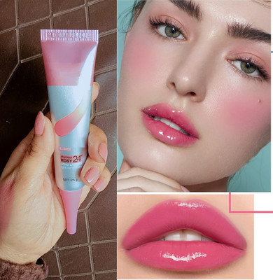 HUZURLU 2-in-1 Color Changing Liquid Blusher Cream Lip Stain(25 g)