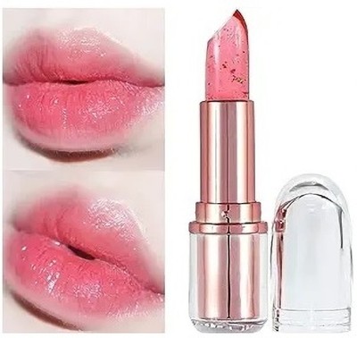 GFSU Transparent Colour Changing Moisturizing Jelly Lipstick for Glossy Pink Lips(PINK, 3.6 g)