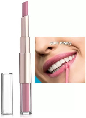 DARVING 2in1 Dual Shade Matte Lipstick liquid & crayon(PINK, 12 ml)