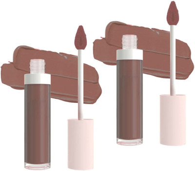 MYEONG Matte Love Ultra Pigmented Lipstick Combo(pumpkin chai latte, 4.5 ml)