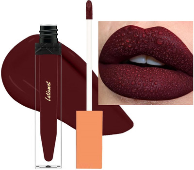 Latixmat Kiss Proof Velvet Matte Deep Maroon Tined Lipstick(Deep Maroon, 6 ml)