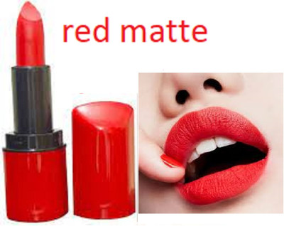 Luipui red matte long lasting lipstick pack of 1(red, 6 g)