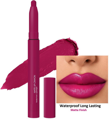 luzimaisa Non Transferproof Matte Poppina Lipstick(Maple Magenta, 3 g)