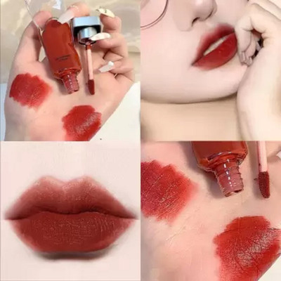 GABBU Ice Cube Matte Lipstick Red Velvet Transparent Lip Glaze Pigment(RED, 4 ml)