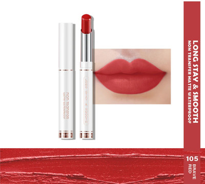 luzimaisa Non-Transfer Long Stay & Smooth Matte Lipstick(BRAVE RED, 3.8 g)