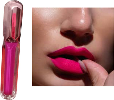 Luipui pink waterproof lipstick pack of 1(pink, 5 ml)
