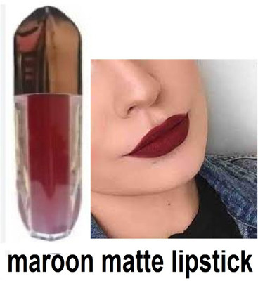 Luipui maroon liquid pack of 1 matte lipstick(maroon, 6 ml)