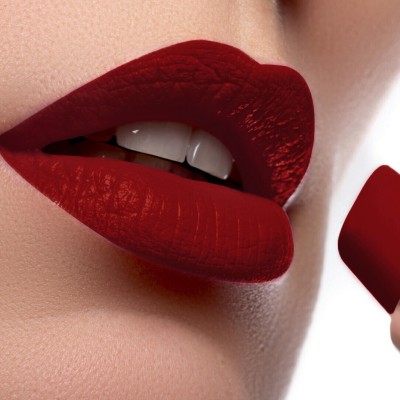 Greyon Matte Lipstick Ruby Red 129D(Red, 4 g)