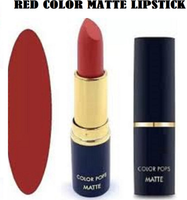 Luipui LONG LASTING SHADES CRAYON MATTE RED COLOR LIPSTICK PACK OF 1(RED, 3.5 g)