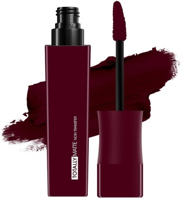 HUZURLU Lips Non Transfer Waterproof Smudge Proof Long Lasting Matte Lipstick01(ROSEWOOD, 7.5 ml)