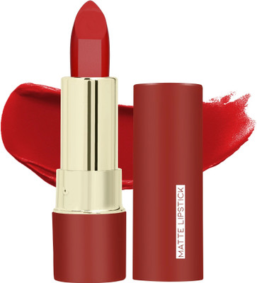 Yuency Matte Waterproof Lipstick Enriched with Vitamin E(Chilly Red, 5 g)