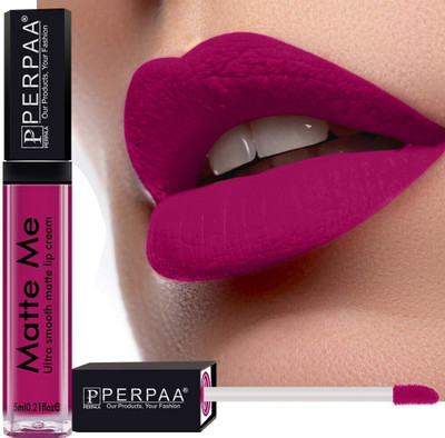 Perpaa Matte Liquid Lipstick Waterproof(Hidden Magenta, 5 ml)