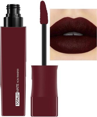 DARYUE Matte liquid lipstick, Waterproof and long-lasting Lipsticks(Deep Maroon, 7.5 ml)