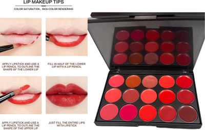 SEUNG 15 Super Pigmented Colors |Creamy Matte Finish Lip Colors Lipstick(MULTICOLOR, 30 g)
